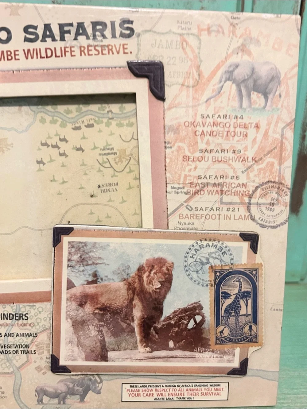 Walt Disney World Disney’s Animal Kingdom Kilimanjaro Safaris Harambe Frame